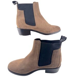 Emu Australia Borden Chelsea Boots Waterproof Coriander & Black Unisex Size 6 7